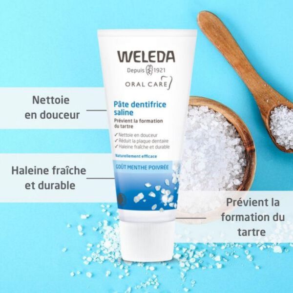 Weleda pâte dentifrice saline 75 ml