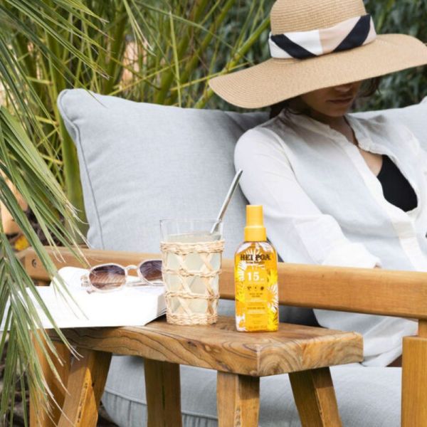 Hei Poa huile sèche solaire SPF15 au Monoï et aux extraits végétaux Bio 150ml