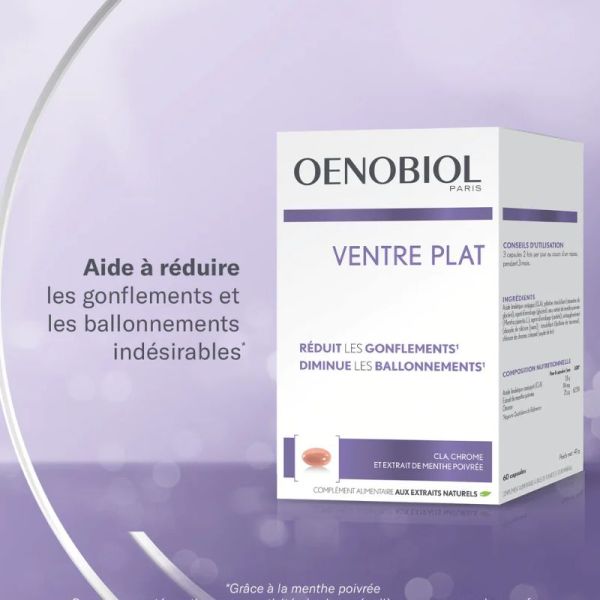 Oenobiol ventre plat 60 capsules