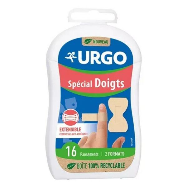 Urgo spécial doigts 16 pansements 2 formats