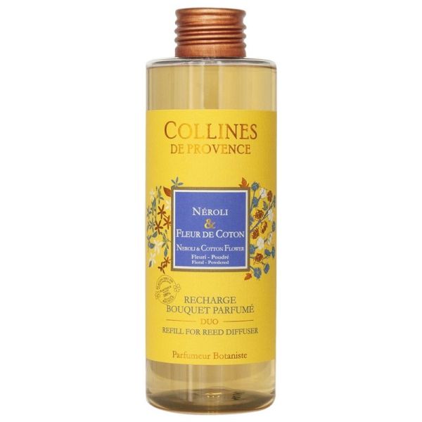 Collines de Provence Recharge Duo Senteur Néroli & Fleur de Coton 200 ml
