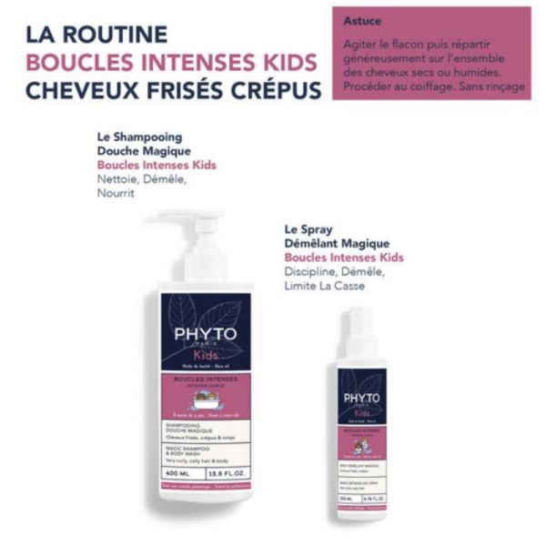 Phyto Boucles Intenses Kids Spray démêlant magique 200ml