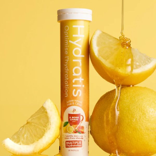 Hydratis Hydratis arôme Miel Citron 20 pastilles effervescentes