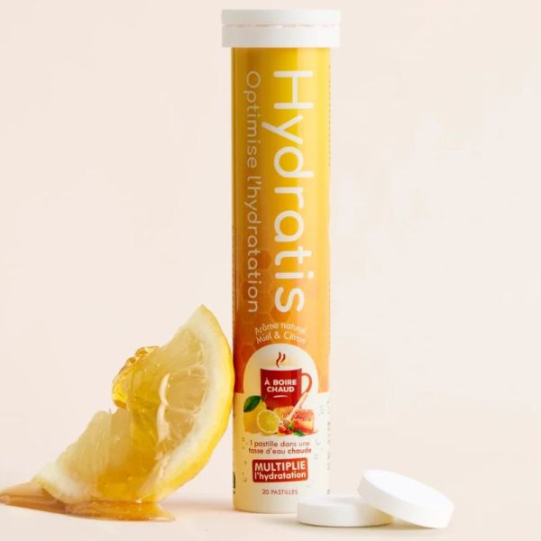 Hydratis Hydratis arôme Miel Citron 20 pastilles effervescentes