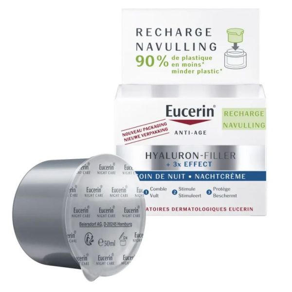 Hyaluron-Filler + 3x Effect Recharge Anti Age Soin De Nuit 50ml