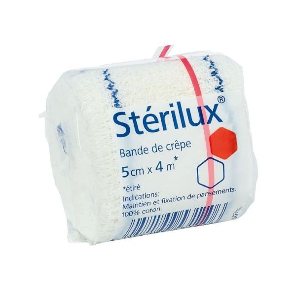 Sterilux bande de crêpe 7cm x 4m