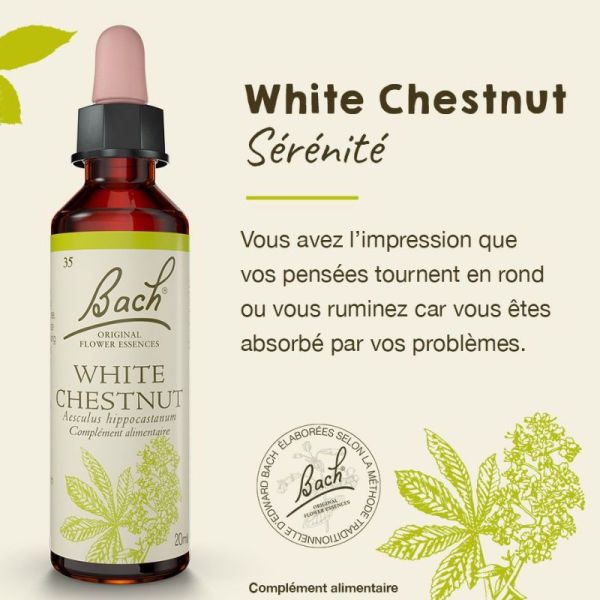 Fleurs de Bach Original White Chestnut 20ml
