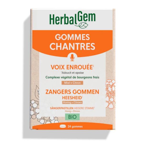 Herbalgem Gommes Chantres Voix Bio 24 Gommes
