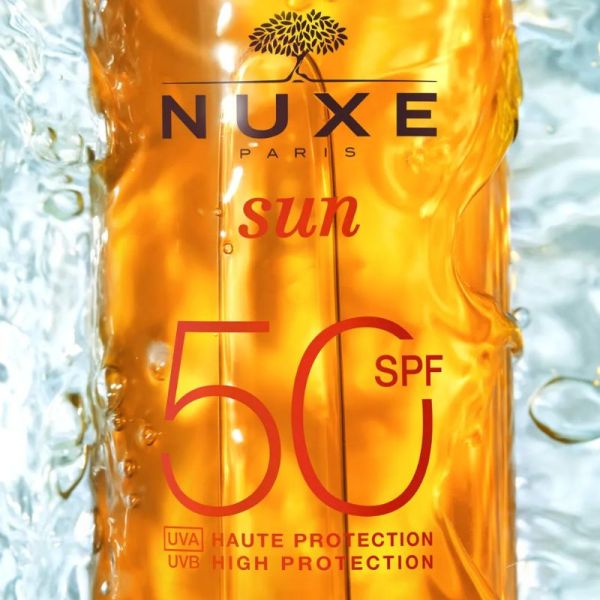 Nuxe Sun huile bronzante haute protection SPF50 150ml