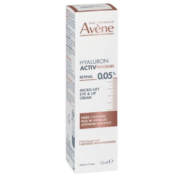 Avène Hyaluron Activ Procedure crème micro lift yeux & lèvres rétinal 15ml