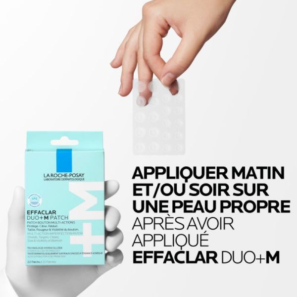 Roche Posay Effaclar Duo+M bouton multi-actions 22 patchs