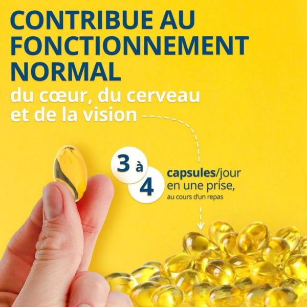 OM3 cœur cerveau vision 60 capsules