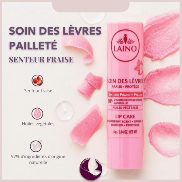 Laino soin des lèvres Fraise stick 4g