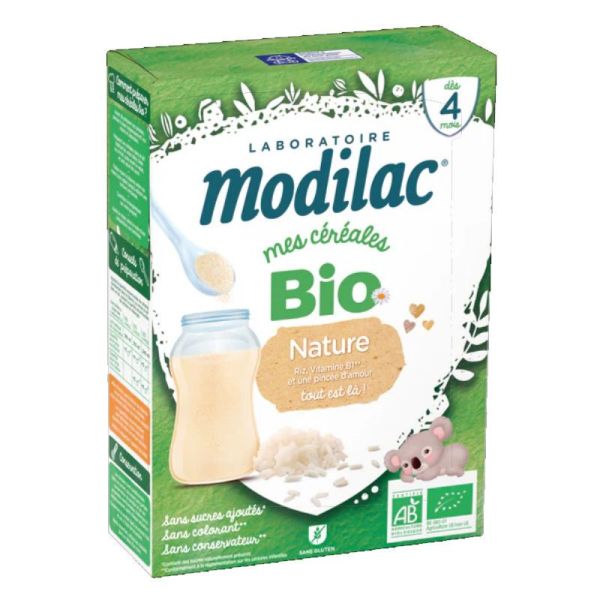 Modilac Mes céréales nature bio dès 12 mois 250g