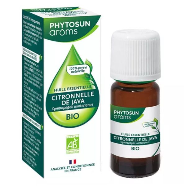 Phytosun Arôms Huile essentielle citronnelle de Java bio 10ml