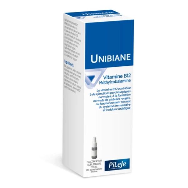 Pileje Unibiane Vitamine B12 Spray 20ml