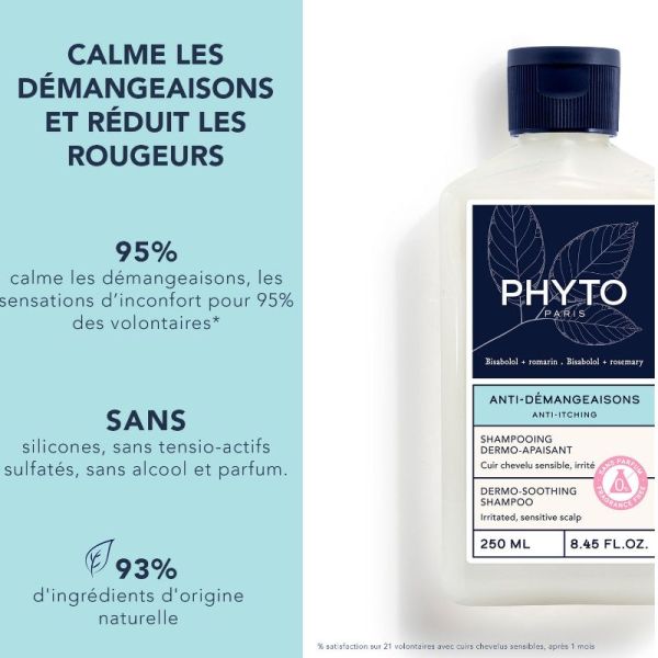 Phyto shampoing dermo apaisant anti démangeaisons 250ml
