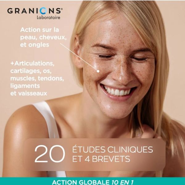 Granions Collagène + Multi Type I, II, III, V,  60 comprimés sécables