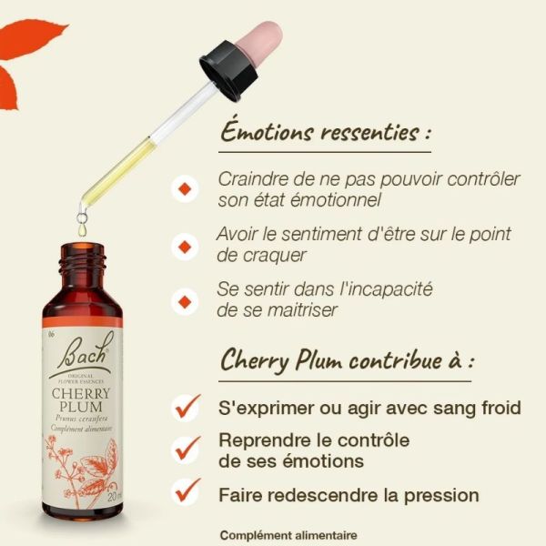 Fleurs de Bach Original Cherry Plum 20ml