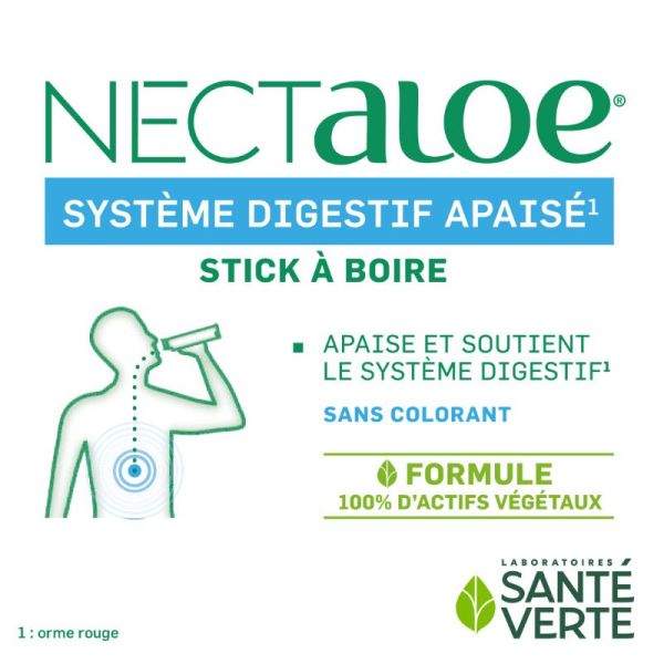 Sante Verte Nectaloe sticks à boire 20 sticks