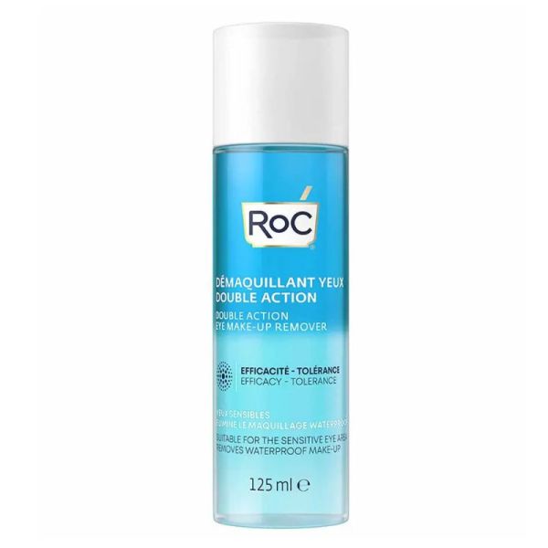 Roc Nettoyant visage démaquillant yeux double action 125 ml