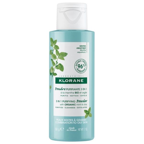 Poudre purifiante menthe aquatique bio 3en1 50g