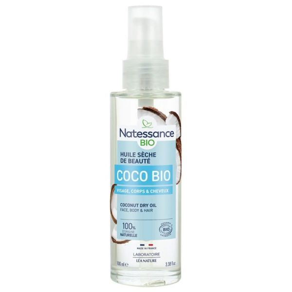 Natessance Coco protège et sublime huile sèche Bio 100 ml