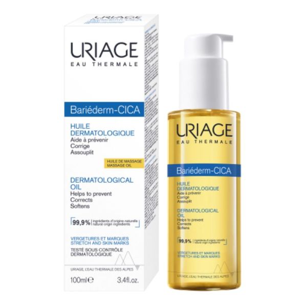 Uriage Bariéderm Cica-huile dermatologique vergetures et marques 100ml