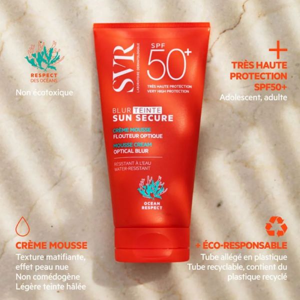 Sun Secure Blur Teinté SPF50+ crème mousse teinté 50ml