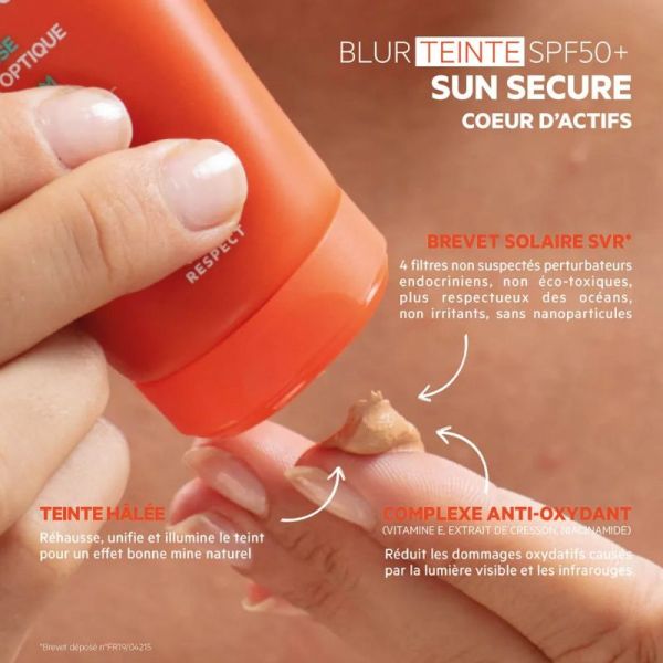 Sun Secure Blur Teinté SPF50+ crème mousse teinté 50ml