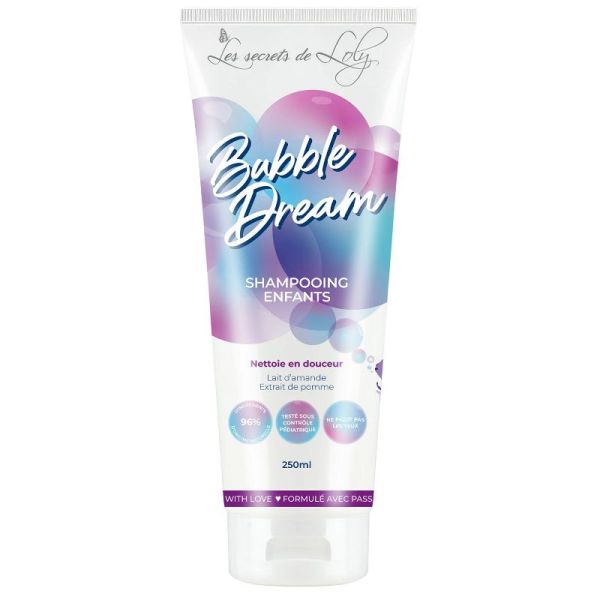 Secret de Loly Shampooing Enfant Cheveux Ondulés, Bouclés,250ml