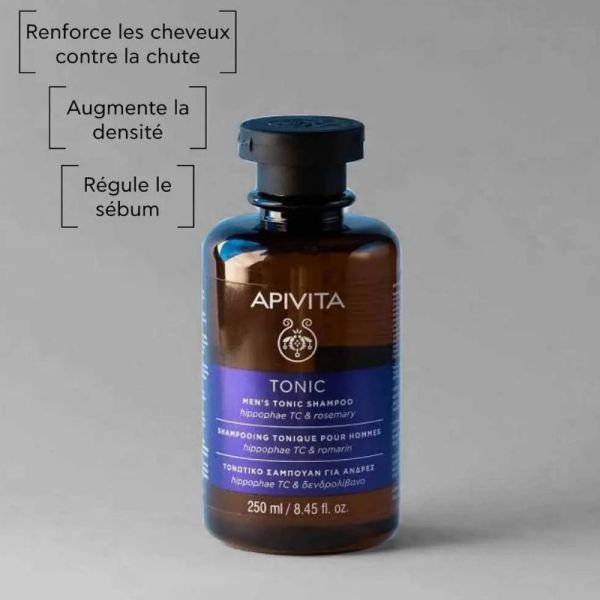 Apivita shampoing tonique pour hommes 250ml