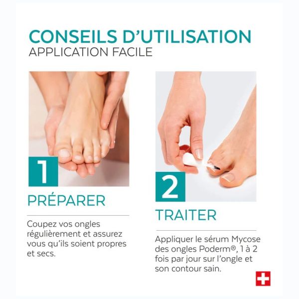 Poderm sérum mycose des ongles 8ml