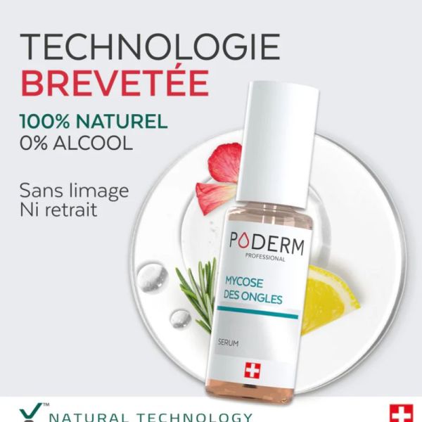 Poderm sérum mycose des ongles 8ml
