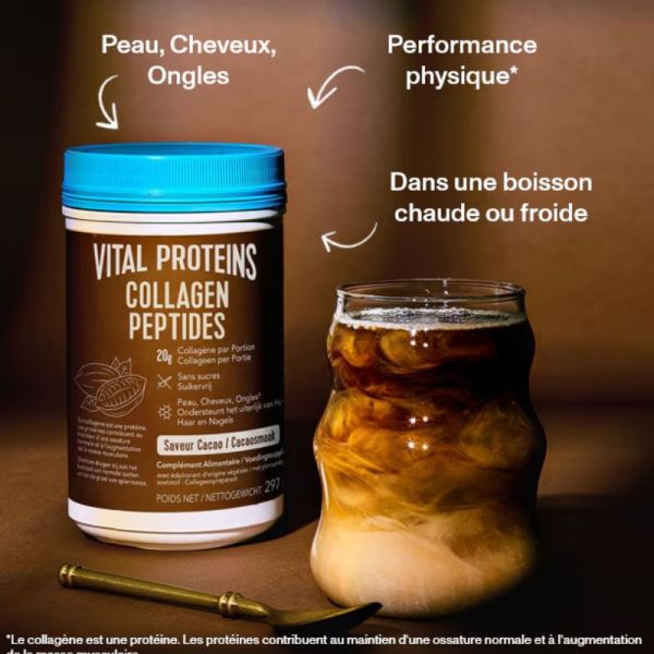 Vital Proteins Collagen peptides saveur cacao 297g