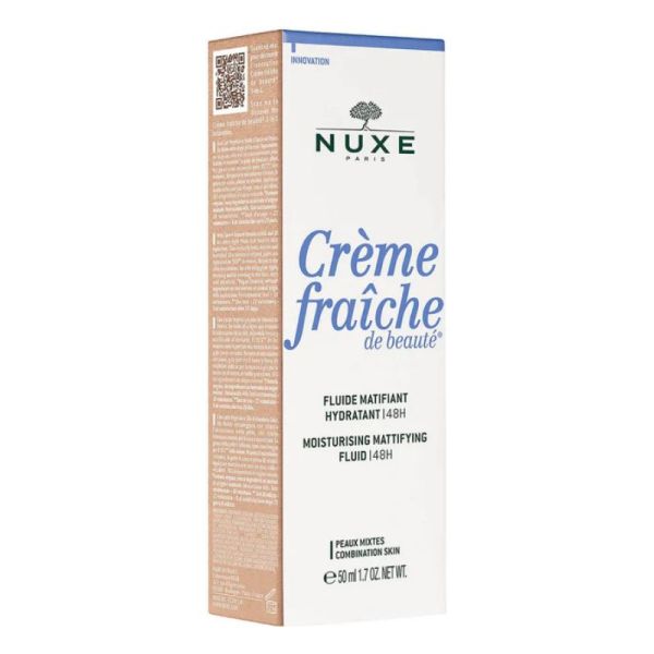 Nuxe Crème Fraîche de beauté fluide matifiant hydratant 48h 50ml