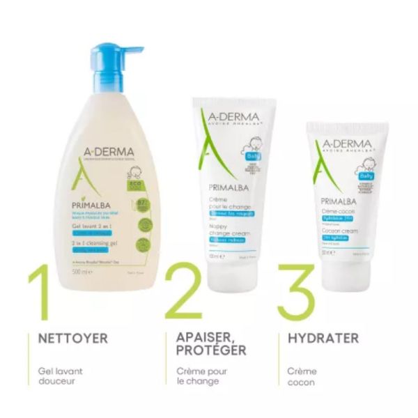A-Derma Primalba gel lavant bébé 2en1 750ml