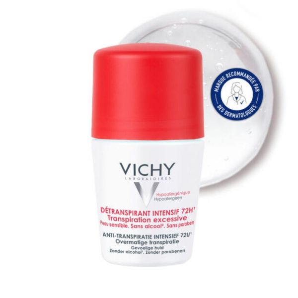 Vichy déodorant Stress Resist 72h roll-on traitement anti-transpirant 50ml