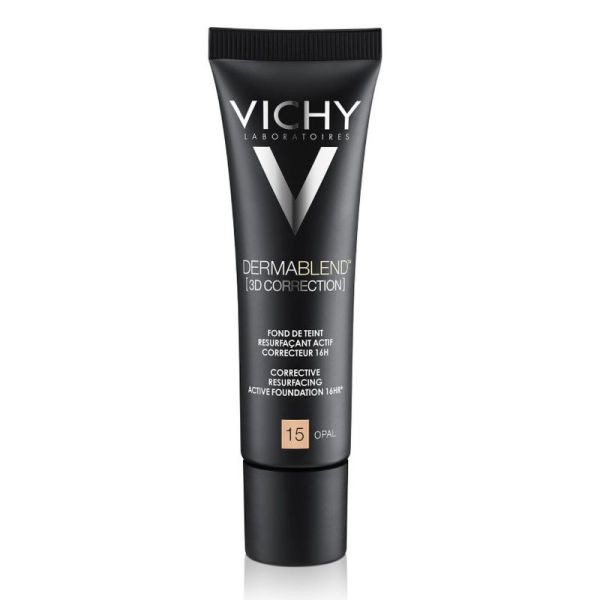 Dermablend 3D Correction Fond de Teint Resurfaçant Actif Correcteur 16H Teinte Opal 15 SPF25 30 ml