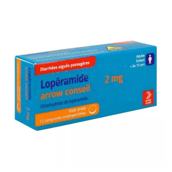 Loperamide 2mg 12 comprimes orodispersibles
