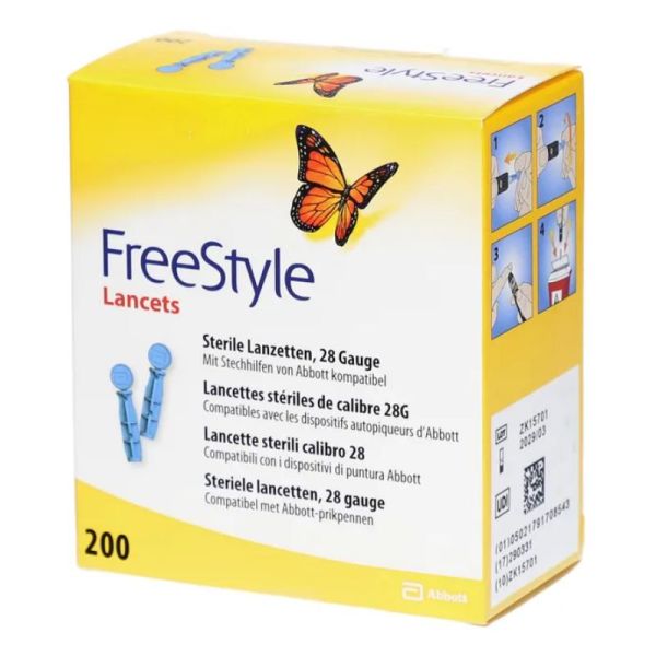 Abbott Freestyle Papillon 200 Lancettes