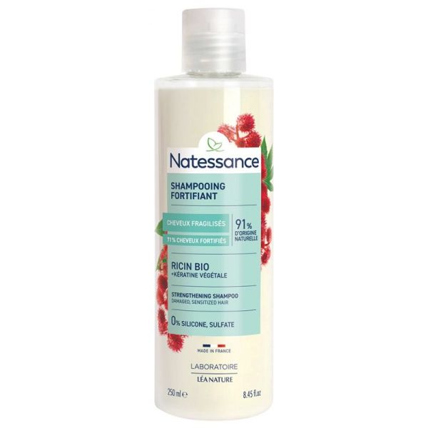Natessance shampooing fortifiant ricin 250ml