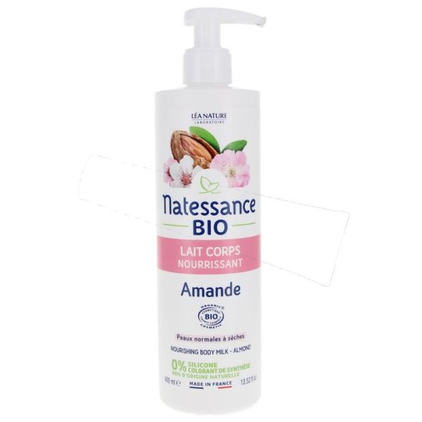 Natessance lait corps nourrissant Amande bio 400ml