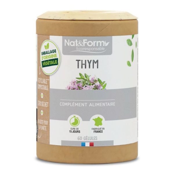 Nat&Form Ecoresponsable Thym 60 gélules