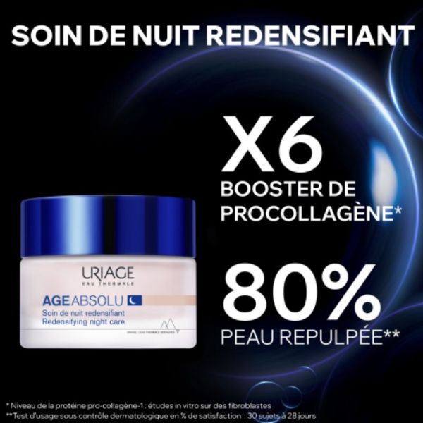 Uriage Age Absolu masque de nuit redensifiant 50ml