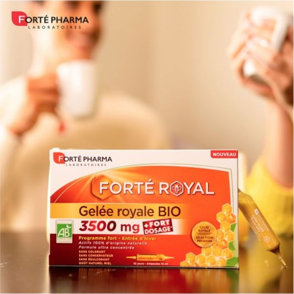 Forté Pharma Forté Royal Gelée Royale 3500 mg Bio 10 ampoules