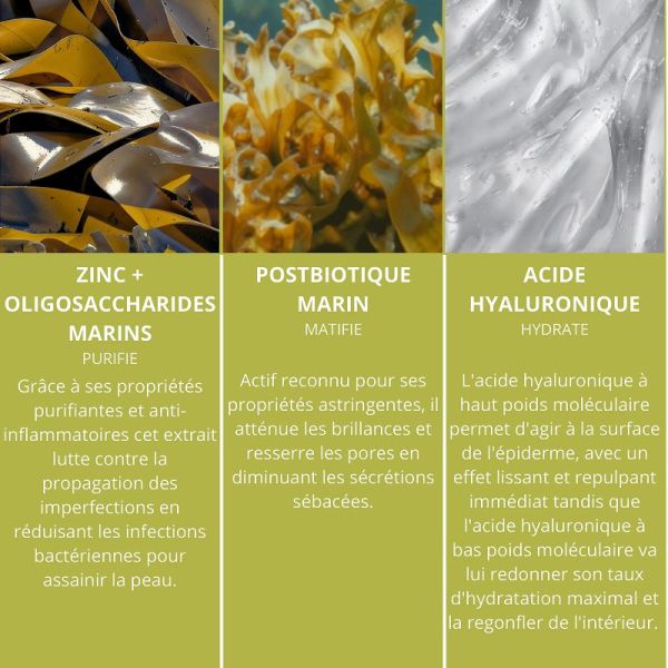 Algologie gel crème de l'Archipel purifiant hydro-matifiant 50ml