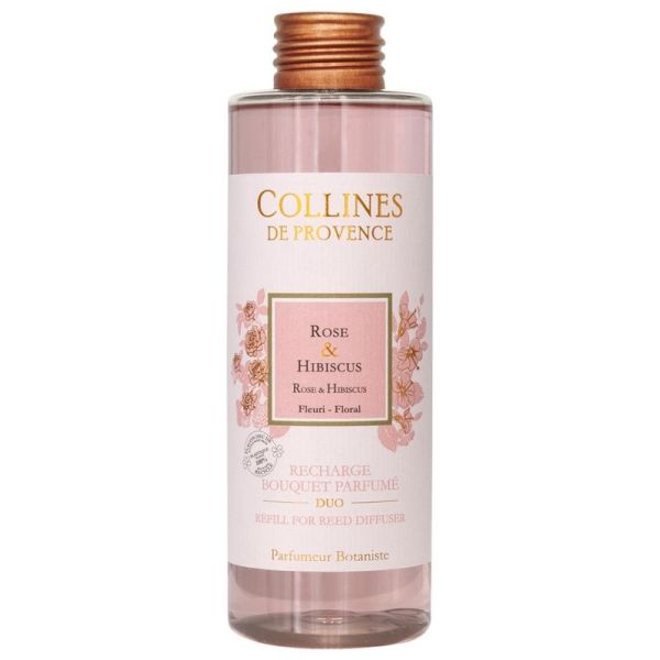 Collines de Provence Recharge Bouquet Parfumé Duo Rose & Hibiscus 200ml