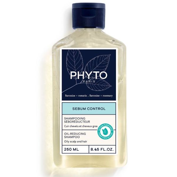 Phyto Sébum Control shampoing séboréducteur 250ml