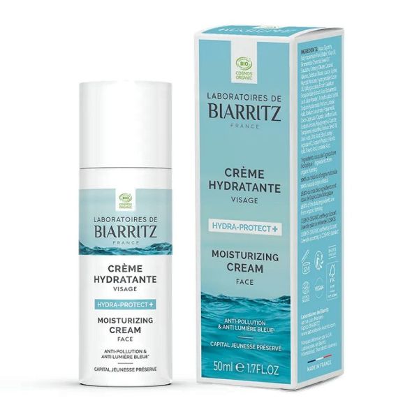 Laboratoires de Biarritz crème hydratante visage Bio 50ml